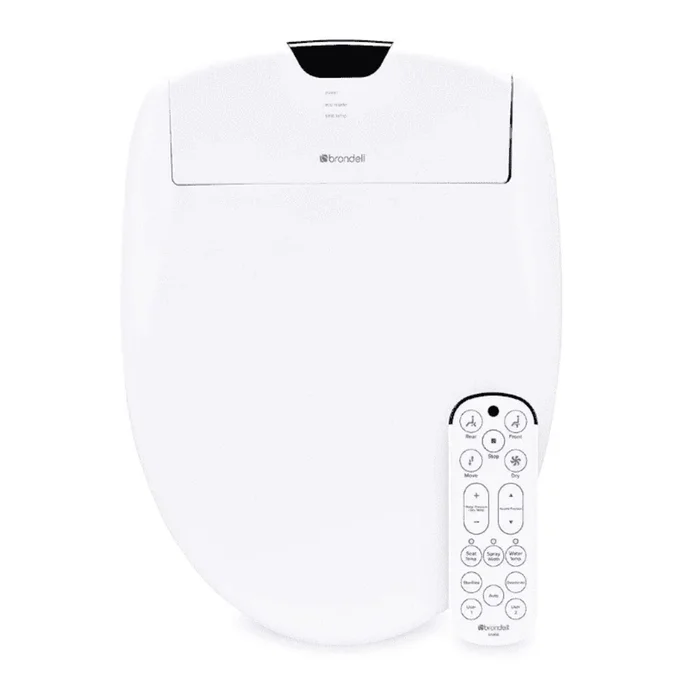 Brondell Swash 1400 Luxury Bidet Toilet Seat with Dual Nozzles and Nanotechnology Sterilization