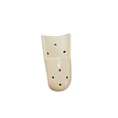 Brown Medical Finger Splint Size 2 Without Fastening Left or Right Hand Beige, 6 EA/PK