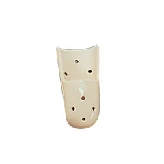 Brown Medical Finger Splint Size 4 Without Fastening Left or Right Hand Beige
