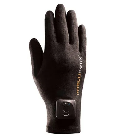 Brownmed Intellinetix Vibration Therapy Glove Full Finger Medium Wrist Length Hand Specific Pair Cotton – 7231