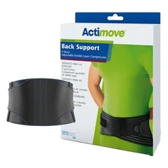 BSN Medical Back Support Belt with Stays Actimove® Sports Edition Medium Hook and Loop Closure 33 to 37 Inch Waist Circumference Adult, 1/EA