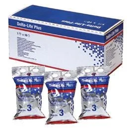 BSN Medical Delta-Cast Soft Cast Tape 3 Inch X 12 Foot Polyester Blue – 7270815