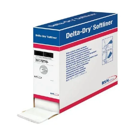 BSN Medical Delta-Dry Softliner Cast Padding Water Resistant 1 Inch X 11 Yard Polypropylene-Nylon-Polyester Mesh NonSterile – 7277901