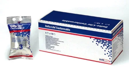 BSN Medical Delta-Lite Conformable Cast Tape 4 Inch X 12 Foot Fiberglass Light Blue – 5904