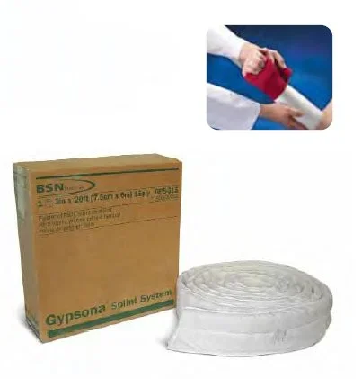 BSN Medical Gypsona Splinting System Padded Splint Roll 5 Inch X 20 Foot Plaster White – GPS-515