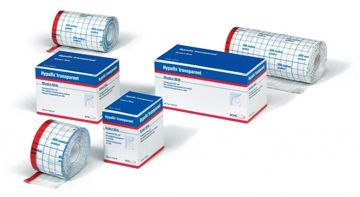 BSN Medical Hypafix Transparent Dressing Retention Tape Skin Friendly Polyurethane Film 6 Inch X 11 Yard Transparent NonSterile – 7237802
