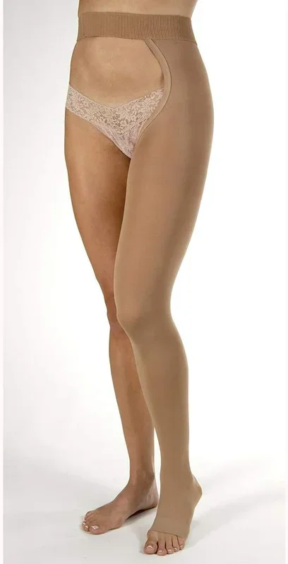 BSN Medical Jobst Compression Stockings Chap Style Right Large Beige Open Toe – 114678