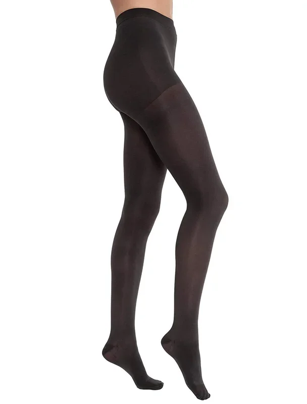 BSN Medical JOBST Opaque Compression Pantyhose Waist High Large Black Closed Toe – 115158