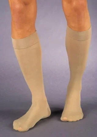 BSN Medical JOBST Relief Compression Stockings Knee High Large / Full Calf Beige Closed Toe – 114698