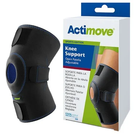 Bsn Medical Knee Support Actimove Sports Edition One Size Fits Most Pull-On / Hook And Loop Strap Closure 11-1/2 To 16-1/8 Inch Knee Circumference Left Or Right Knee – 7559310