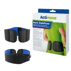 BSN Medical Rigid Panel Back Stabilizer with Pressure Pads Actimove® Sports Edition Large / X-Large SMART Easy-Closing-Pulley-System 41 to 45 Inch Waist Circumference Adult, 1/EA