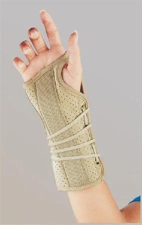 BSN Medical Soft Fit Wrist Splint Padded Suede Left Hand Beige Medium – 22-151MDBEG