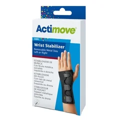 BSN Medical Wrist Brace Actimove® Stabilizer Low Profile Aluminum Alloy / Elastane / Polyamid / Polyester / Polyurethan / Polyvinylchloride Left or Right Hand Black Child Size, 1/EA - Image 2