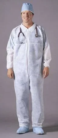 Busse Hospital Disposables Coverall X-Large White Disposable – 213
