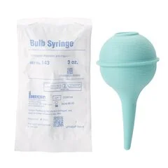 Busse Hospital Disposables Ear / Ulcer Bulb Syringe 3 oz. Disposable Sterile Poly Pouch PVC, 50 EA/CS
