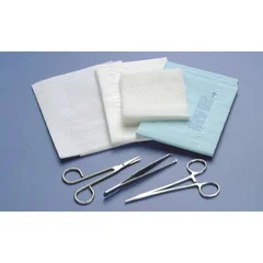 Busse Hospital Disposables Laceration Tray With Instruments, 20 EA/CS