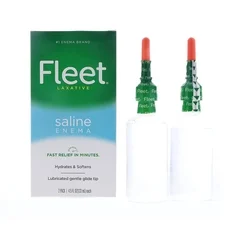 C.B. Fleet Enema Fleet 4.5 oz. 19 Gram – 7 Gram Strength Monobasic Sodium Phosphate / Dibasic Sodium Phosphate, 2/BX