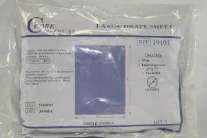 C-Core Medical General Purpose Drape Large Fan Fold Drape Sheet 63 W X 77 L Inch – 19101