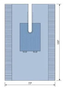 C-Core Medical Orthopedic Drape Split Sheet 77 W X 120 L Inch Sterile – 19151
