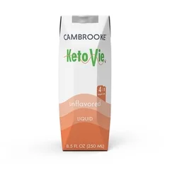 Cambrooke Foods Ketogenic Oral Supplement / Tube Feeding Formula KetoVie 4:1 Unflavored 8.5 oz. Carton Ready to USe, 30/CS