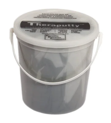 CanDo Antimicrobial Theraputty Exercise Material – 5 lb – Black – X-firm – 10-2655