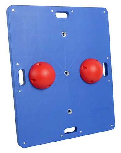 CanDo Balance Board Combo 15″ x 18″ wobble/rocker board – 1.5″ height – red – 10-2031