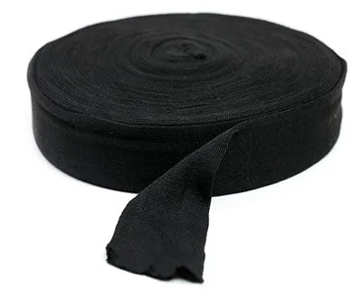 CanDo Black Polyester Stockinette – 2″ x 25 yard – 24-4156