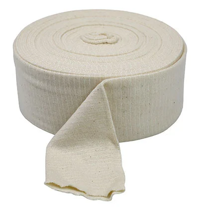 CanDo Cotton Tensitube – 3″ width – 11 yard roll Size D – Natural/Beige – 24-4043