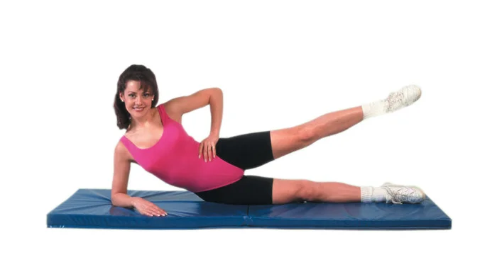 CanDo Exercise Mat – Center Fold – 2″ PU Foam with Cover – 2′ x 4′ – Specify Color – 38-0400