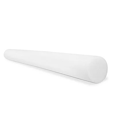CanDo Foam Roller – Slim – White PE foam – 3″ x 36″ – Round – 30-2106