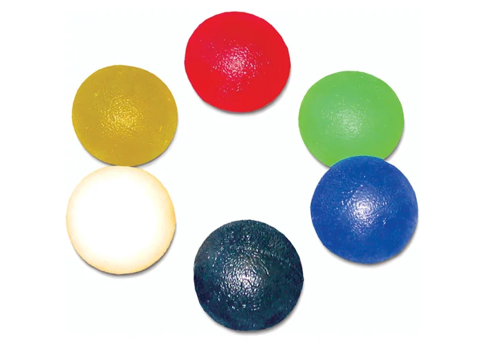 Cando Hand Exercise Oval Balls, Large, Black