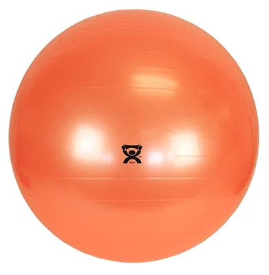 CanDo Inflatable Exercise Ball – Orange – 22″ (55 cm) – 30-1802