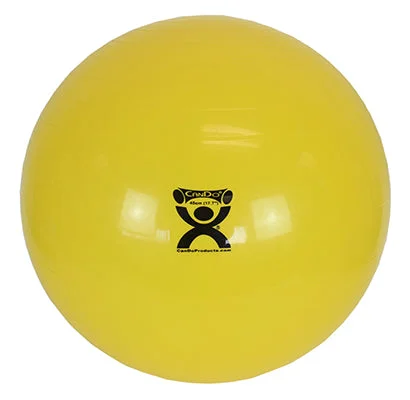 CanDo Inflatable Exercise Ball – Yellow – 18″ (45 cm) – 30-1801