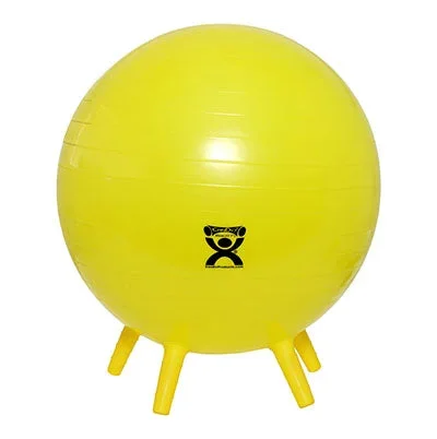 CanDo Inflatable Exercise Balls with Stability Feet
