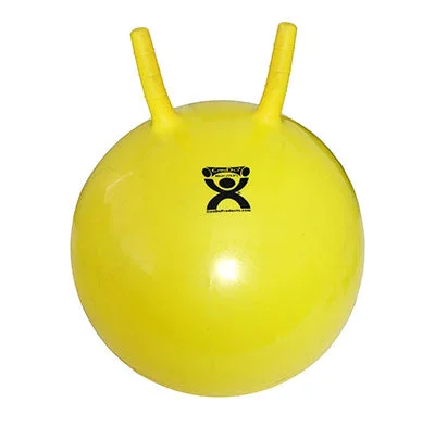 CanDo Inflatable Exercise Jump Ball – Yellow – 16″ (40 cm) – 30-1825