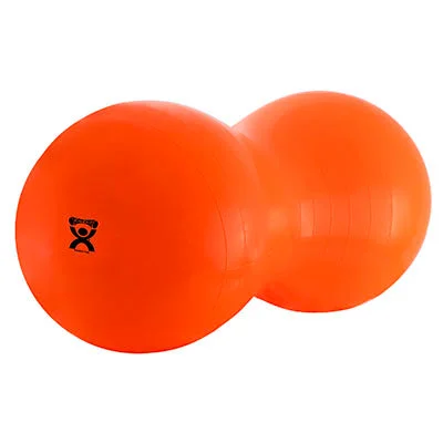 CanDo Inflatable Exercise Saddle Roll – Orange – 20″ Dia x 39″ L (50 cm Dia x 100 cm L) – 30-1726