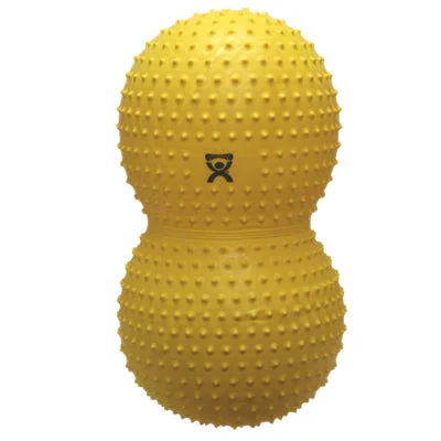 CanDo Inflatable Exercise Sensi-Saddle Roll – Yellow – 16″ Dia x 35″ L (40 cm Dia cm x 90 cm L) – 30-1735