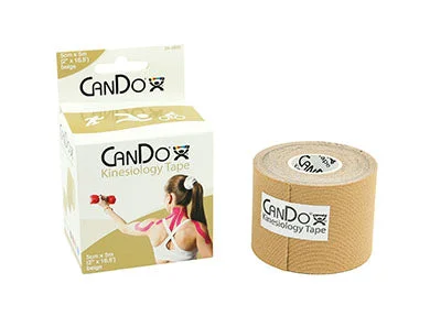 CanDo Kinesiology Tape, 2″ x 16.5 ft, Beige, 10 Rolls – 24-4850-10