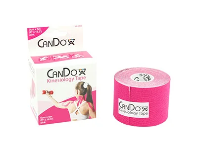 CanDo Kinesiology Tape, 2″ x 16.5 ft, Pink, 6 Rolls/pack | 24-4853
