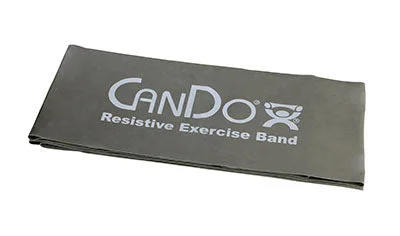 CanDo Latex Free Exercise Band – 5′ length – Silver – xx-heavy – 10-5756