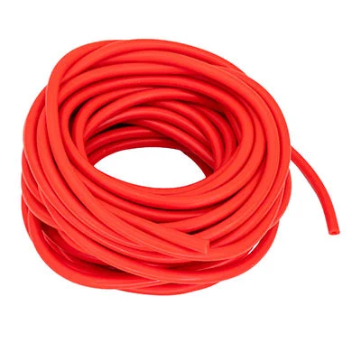 CanDo Low Powder Exercise Tubing – 25′ roll – Red – light – 10-5512