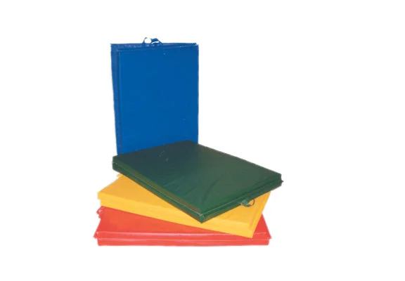 CanDo Mat with Handle – Center Fold – 2″ PU Foam with Cover – 4′ x 7′ – Specify Color – 38-0206