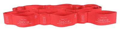 CanDo Multi-Grip Exerciser, 6 Foot Exerciser, Light, Red, Case of 24 – 10-6602-24