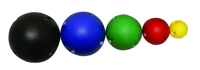 CanDo MVP Balance System – Green Ball – Level 3 – PAIR