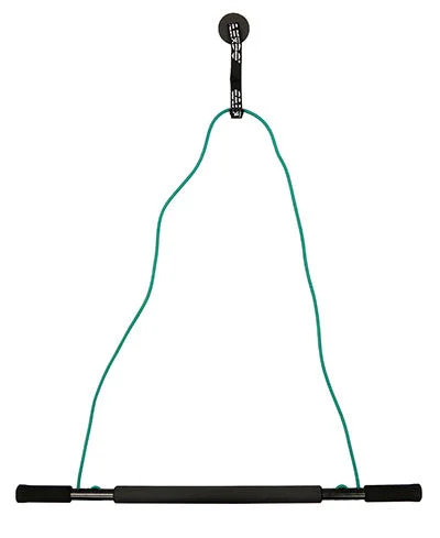 CanDo over door exercise bar and tubing, Green – medium – 10-5062