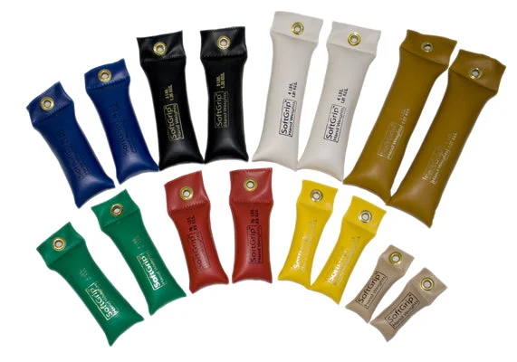 CanDo SoftGrip Hand Weight 16 Piece Set – 2 each .5, 1, 1.5, 2 2.5, 3, 4, 5 – 10-0384