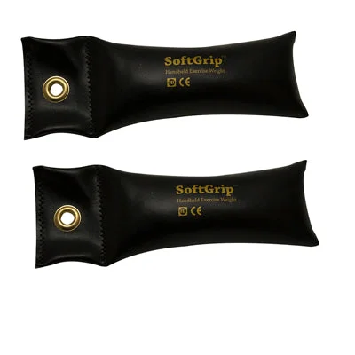 CanDo SoftGrip Hand Weight – 3 lb – Black – pair – 10-0355-2