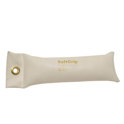 CanDo SoftGrip Hand Weight – 4 lb – Silver – 10-0356-1