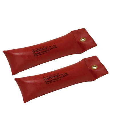 CanDo SoftGrip Hand Weight – 7.5 lb – Red – pair – 10-0360-2