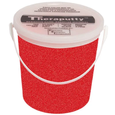 CanDo Sparkle Theraputty Exercise Material – 5 lb – Red – Soft – 10-2785
